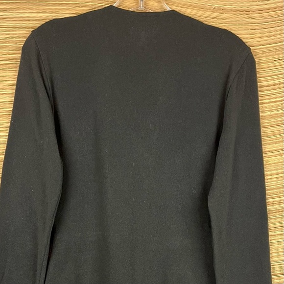 Madewell Wrap Thong Bodysuit in True Black Size L - Picture 8 of 12